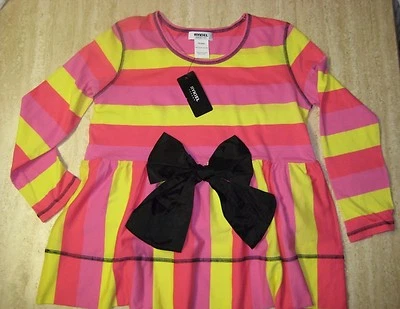 Linda Designer SONIA RYKIEL Meninas Listradas L/S Top 16 Novo com etiquetas - Imagem 1 de 2