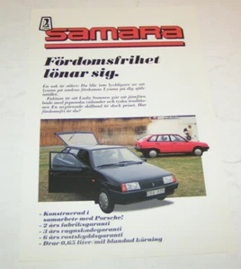 Depliant / Brochure Lada Samara - VAZ 2108 - Foto 1 di 1