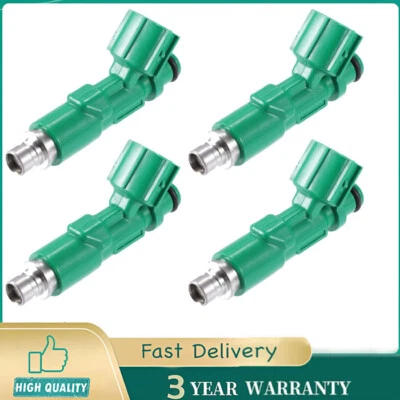 Inyector de combustible nuevo 4 piezas FJ343 para Toyota Echo 1,5 L 2000 2001 2002 2003 2004 2005 Foto 1 de 4