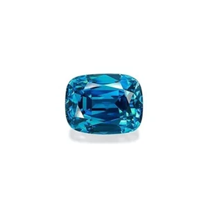 Large Stone Cushion 12.25 Natural Blue Zircon Loose Gemstone - Picture 1 of 5