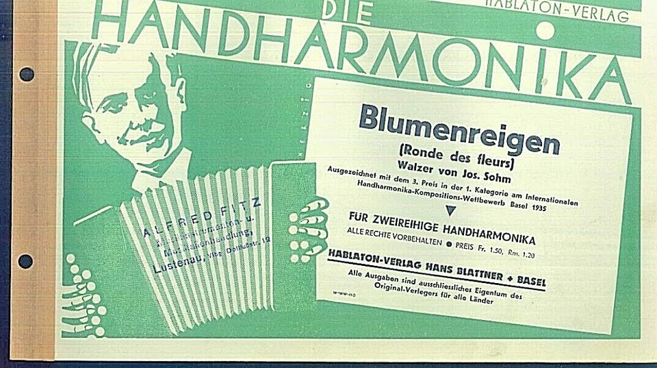 Blumenreigen - Waltzes From Jos. Sahm - Image 1 of 1