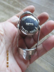 Ancien Bouchon Rebouchage Bouche Bouteille de Champagne Henri Abelé Reims - Imagen 1 de 4