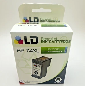 LD Ink Cartridge HP 74XL CB336WN Black High Yield for D4260 D4263 D4268 D4280 - Picture 1 of 6