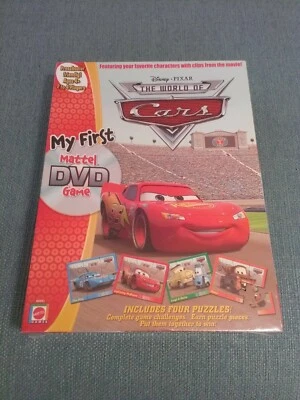 Juego DVD Disney's The World Of Cars de Mattel 2-4 jugadores sellado de fábrica Foto 1 de 3
