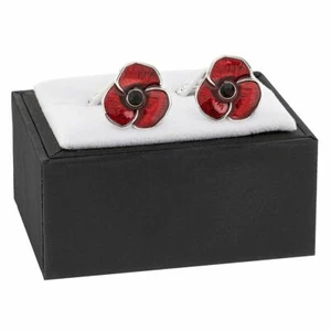 Equilibirum Men Poppy Cufflinks - Foto 1 di 1