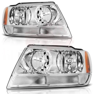 Conjunto de par de faros diestros+derechos para Jeep Grand Cherokee 1999-04 4,0 L l l6 4,7 L V8 - Imagen 1 de 12