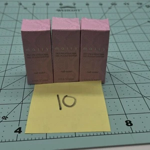 3 x MALLY 24/7 GEL POLISH NAIL COLOR PEACHY KEEN JELLY BEAN 0.23 OZ - Picture 1 of 6