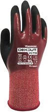 12 x Wonder Grip WG-718 DEXCUT Triple Nitrile Coated 13 Gauge Cut D Gloves