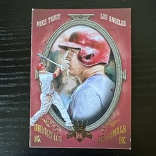 2016 Diamond Kings  Baseball DK Originals #DKO1 Mike Trout