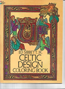 Celtic Design Coloring Book by Ed Sibbett, Jr. Paperback 1979 - Picture 1 of 1