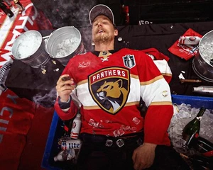Foto 8x10 NHL Gustav Forsling Florida Panthers 2024 Stanley Cup Champion - Imagen 1 de 1