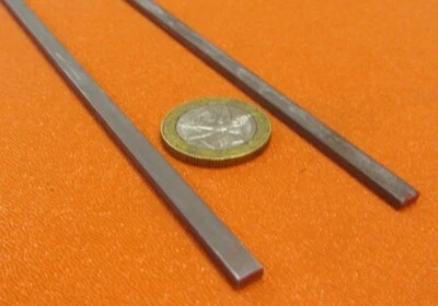 Стальной стержень инструментальный W1 толщина 3/32 дюйма ширина 3/16 дюйма длина 36 дюймов, 2 штуки - Изображение 1 из 4