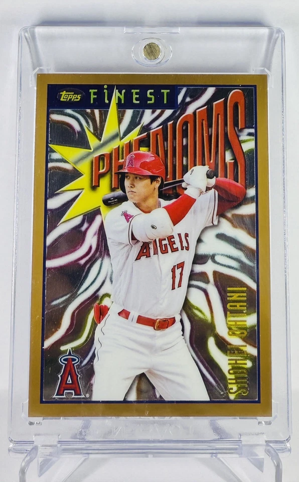 Shohei Ohtani SUPER RARA TARJETA DE INVERSIÓN SSP TOPPS DODGERS MVP NOVATO DEL AÑO Foto 1 de 1