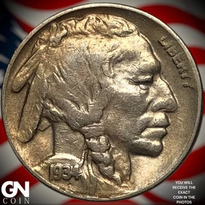 1934 D Buffalo Nickel Z6068 - Picture 1 of 2