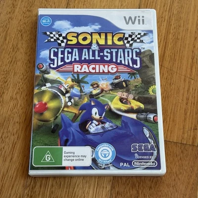 Sonic & Sega All-Stars Racing Nintendo Wii Wii U Game PAL - Complete With Manual - Image 1 of 4