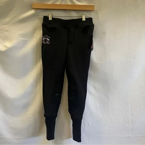 Equine Couture Riding Club schwarze Kinder Winterreithose Gr. 08 Reitsport - Bild 1 von 10