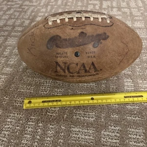 Alte NCAA Football Rohhaut Rawlings ST5 80401 Vintage selten - Bild 1 von 4