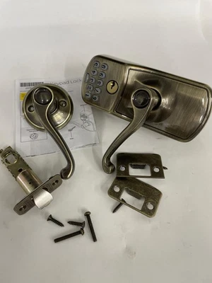 SCHLAGE FE575 PLY 609 FLA Plymouth Keypad Entry Antique Brass - Image 1 of 4