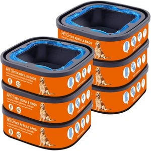 42 FT Jumbo Square Refills Disposal Bags Refill Compatible with Pet Dogs Geni... - Picture 1 of 7