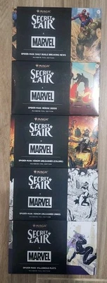 Magic The Gathering x Spiderman The Webslinger FOIL Bundle Secret Lair - Image 1 of 3
