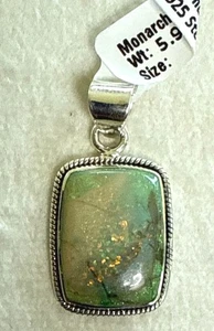 Monarch Sterling Silber 925 Opal Anhänger - Bild 1 von 5