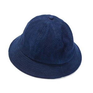Unisex Sombrero Cubo Indigo Teñido Sashiko Ala Ancha Sombrero Pesca Senderismo Gorra - Imagen 1 de 6