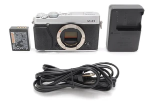 ⏯️【MINT】 Fujifilm X-E1 Silver 16.3MP X Series Digital SLR Camera Body from JAPAN - Picture 1 of 14