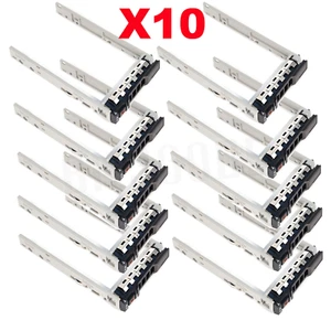 10 sztuk do Dell 2.5" HDD Tray Caddy 13. generacji PowerEdge R710 R810 R910 R610 R510 - Zdjęcie 1 z 7
