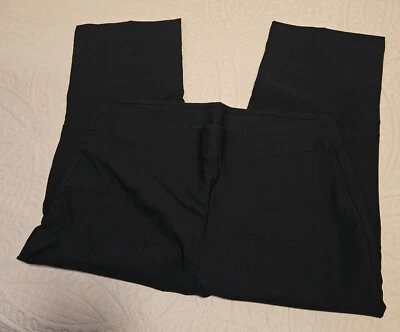 Chico's Pull On Perfect Stretch Marveluxe Slim Capri Crop Basic Negro Talla 2 - Nuevo con etiquetas Foto 1 de 4