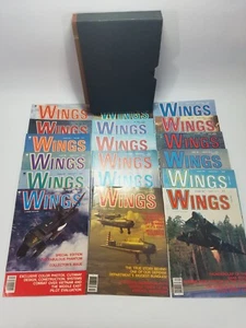 Lot of (18) Wings - A Sentry Magazine. Complete 1985 thru 1987 w/ Slip Case VG - Imagen 1 de 11