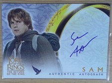 Topps Lord of the Rings Return of the King Auto Sean Astin/Sam