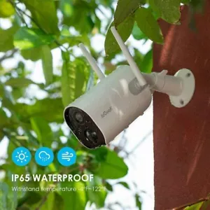 ieGeek 2K 3MP Überwachungskamera Aussen WLAN Kamera Outdoor akku mit Nachtsicht - Bild 1 von 12
