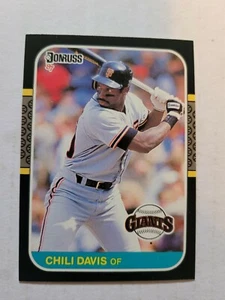 1987 DONRUSS CHILI DAVIS #268 NM  - Picture 1 of 1