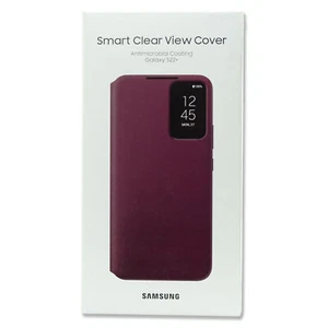 Samsung Smart Clear View Cover Schutzhülle S22+ Burgundy weinrot - DE Händler - Bild 1 von 1