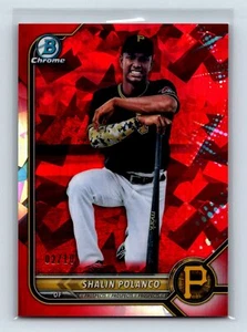 Shalin Polanco 2022 Bowman Sapphire Edition #BCP-145 rojo #/10 - Imagen 1 de 2