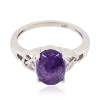 Garden of Dreams Blumen-Amethyst-Ring aus 925er Silber - Bild 1 von 4