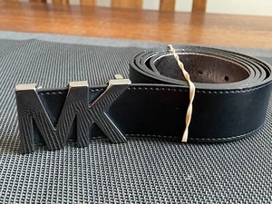 Michael Kors Womens Belt - Size XL Metallic Buckle - New 122cm - Picture 1 of 4