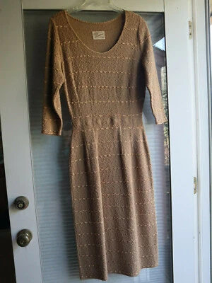 Vintage Womens Knit Dress 1940's-1950's Synderknit dress - Image 1 of 4