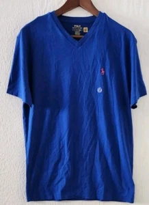 T-Shirt Polo Ralph Lauren Herren klassische Passform V-AUSSCHNITT Größe Small (E4) - Bild 1 von 4