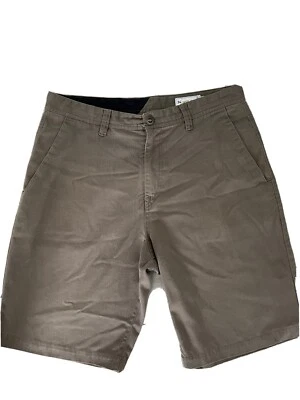 Volcom Men's Vmonty 22" Chino Shorts Brown Khaki - Image 1 of 4