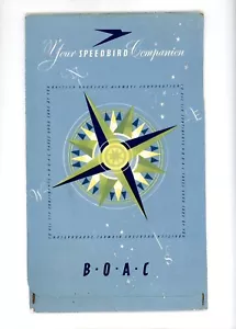1951 British Overseas Airways Corp. BOAC Travel Pack Jacke Speedbird Companion - Bild 1 von 3