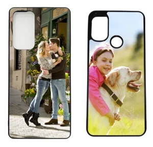 Personalisiert für Motorola Handyhülle E20 E30 E40 Edge 20 Gummiseiten - Bild 1 von 3