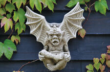 L Gargoyle Stone Hanging Plaque | Reconstituted Limestone Statue Garden Ornament