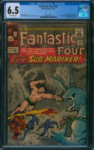 Fantastic Four #33 ⭐ CGC 6.5 ⭐ 1. App von ATTUMA! Silver Age Marvel Comic 1964 - Bild 1 von 2