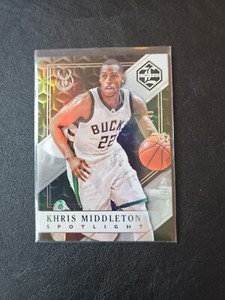 2015-16 Panini Limited Spotlight Silver /49 Khris Middleton #106