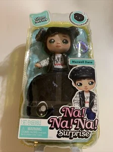 Na Na Na Surprise Glam Series Maxwell Dane Boy Fashion Doll Metallic Puppy Purse - Picture 1 of 6