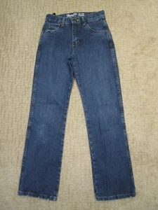 Wrangler Jeans Boys 14 Slim Blue Retro Youth Western Kids Pants 26x28 Dark Wash - Picture 1 of 9