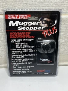 Americorp Mugger Stopper Plus Personal Alarm with Strobe Light - 1998 NIP - Imagen 1 de 4