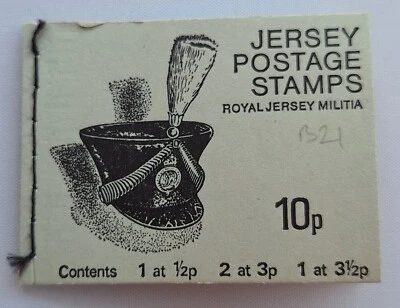 Jersey Postage Stamps Militia 10p booklet 1975, mint condition - Image 1 of 4