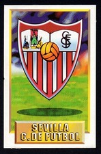 ESCUDO SEVILLA C. DE FOOTBALL1993-94 CHROMO PANINI LA LIGA ESTE 93/94 (RECOVERED)
